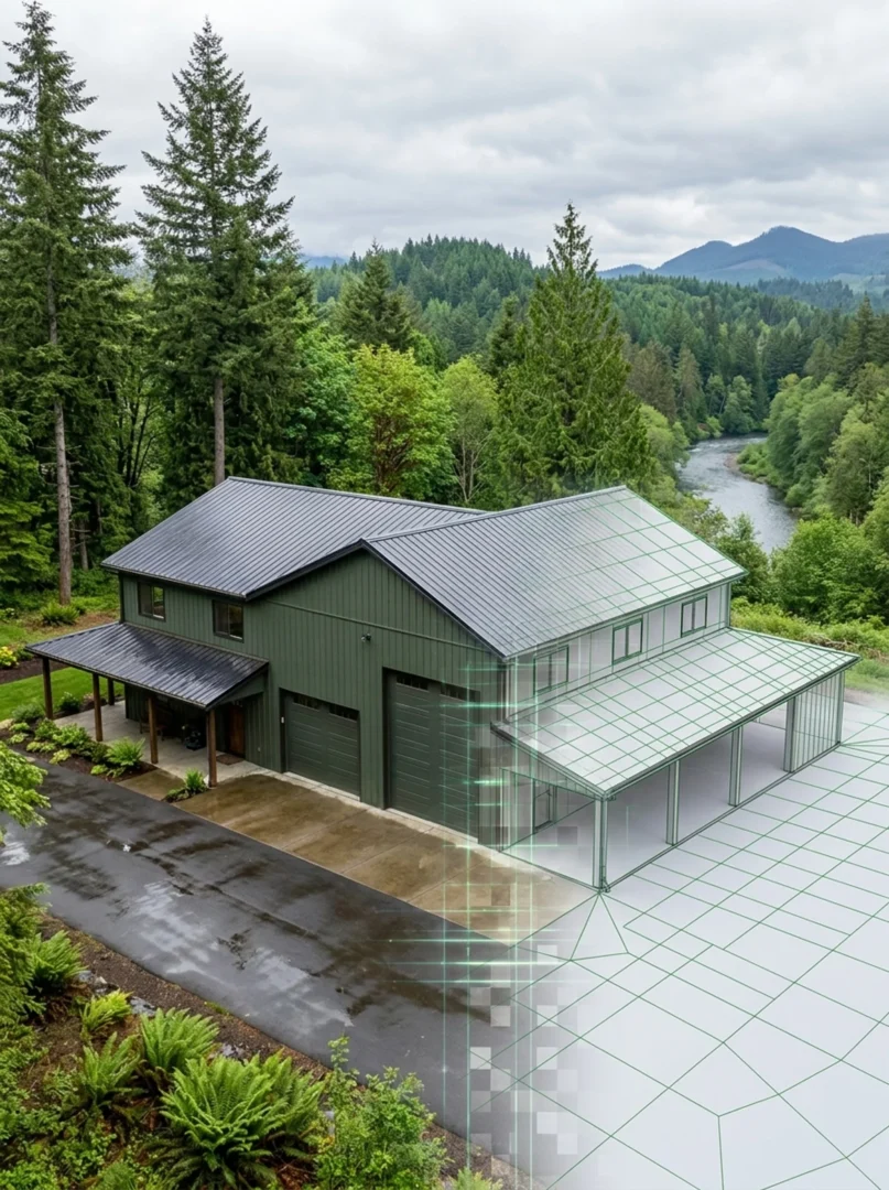 Pole Barn With Living Quarters in Longview & Cowlitz County, WA